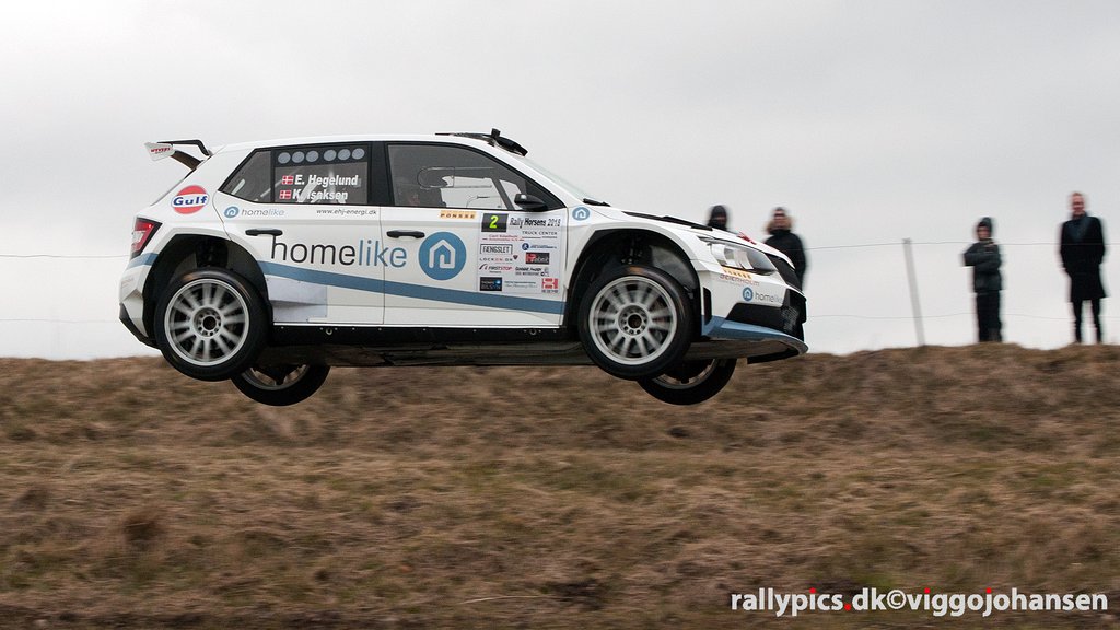 Esben Hegelund og Karsten Isaksen er inden 3. afdeling af DM, førerposition i Autoplus Dansk Super Rally
(Foto: rallypics.dk - Viggo Johansen)